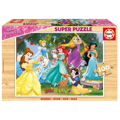 Puzzle Educa Princesas Disney de 100 Piezas Madera