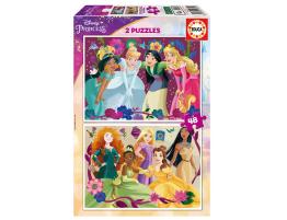 Puzzle Educa Princesas Disney de 2 x 48 Piezas