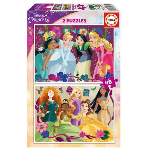 Puzzle Educa Princesas Disney de 2 x 48 Piezas