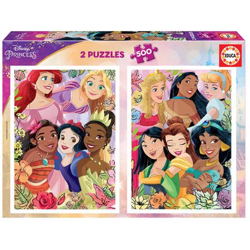 Puzzle Educa Princesas Disney de 2 x 500 Piezas