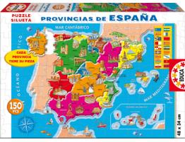 Puzzle Educa Provinces d&#39;Espagne 150 pièces