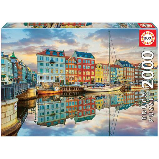 Puzzle Educa Puerto de Copenhague de 2000 Piezas