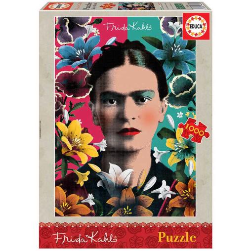 Puzzle Educa Retrato de Frida Khalo de 1000 Piezas