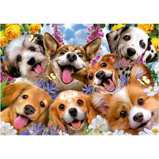 Puzzle Educa Selfie de Perritos de 1000 Piezas