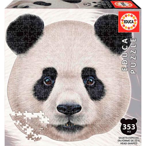 Puzzle Educa Silueta Oso Panda de 353 Piezas