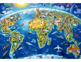 Puzzle Educa Symboles du Monde 2000 Pièces