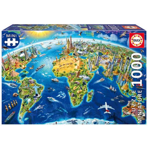 Puzzle Educa Símbolos del Mundo (Piezas Miniaturas) 1000 Piezas