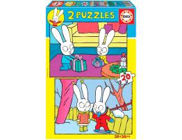 Puzzle Educa Simon de 2 x 20 Piezas