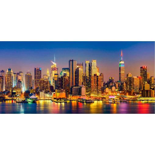 Puzzle Educa Skyline New York Panorámico de 3000 Piezas