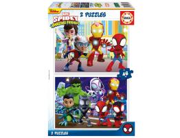 Puzzle Educa Spidey and Friends de 2 x 48 Piezas