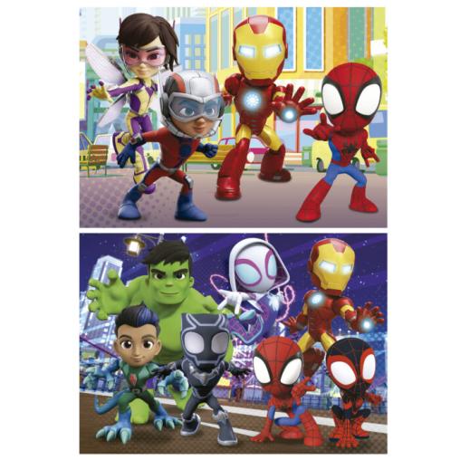 Puzzle Educa Spidey and Friends de 2 x 48 Piezas