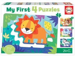 Puzzle Educa Animales dela Selva Progresivo 5+6+7+8 Pzs