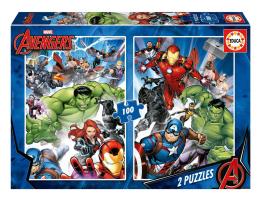 Puzzle Educa Vengadores de 2 x 100 Piezas