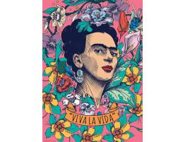 Puzzle Educa Viva la Vida, Frida Kahlo de 500 Piezas