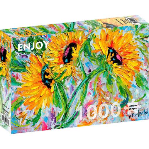 Puzzle Enjoy Alegría de Girasol de 1000 Piezas