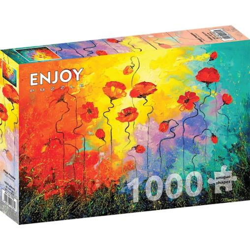 Puzzle Enjoy Amapolas Mágicas de 1000 Piezas