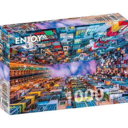 Puzzle Enjoy Apartamentos de Hong Kong de 1000 Pzs