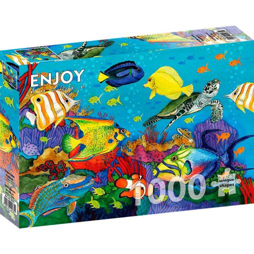 Puzzle Enjoy Arcoiris Submarino de 1000 Piezas