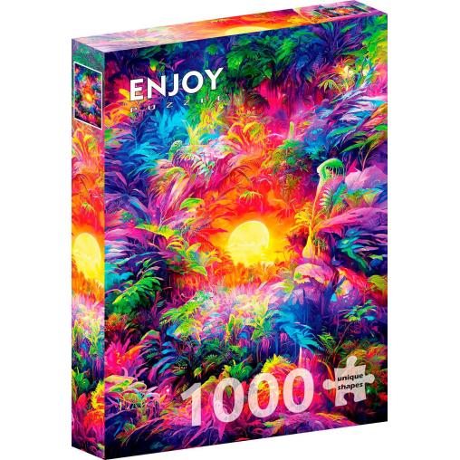 Puzzle Enjoy Arcoiris Tropical de 1000 Piezas