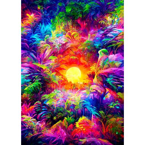 Puzzle Enjoy Arcoiris Tropical de 1000 Piezas