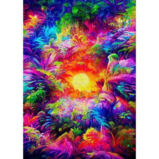 Puzzle Enjoy Arcoiris Tropical de 1000 Piezas