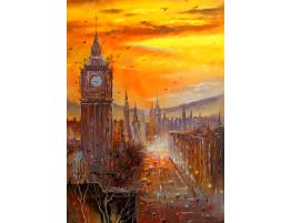 Puzzle Enjoy Atardecer en Londres de 1000 Piezas