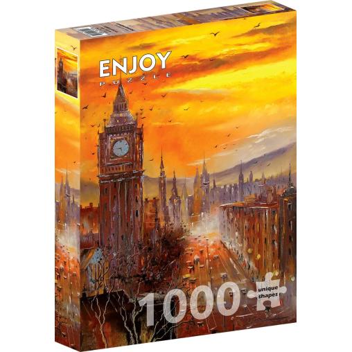 Puzzle Enjoy Atardecer en Londres de 1000 Piezas