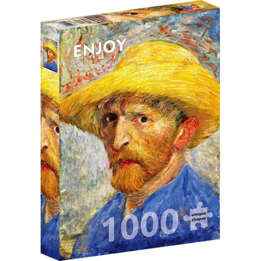 Puzzle Enjoy Autorretrato con Sombrero de Paja de 1000 Pzs