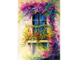 Puzzle Enjoy Balcon Florido de 1000 Piezas