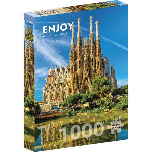 Puzzle Enjoy Basílica de la Sagrada Familia, Barcelona 1000 Pzs