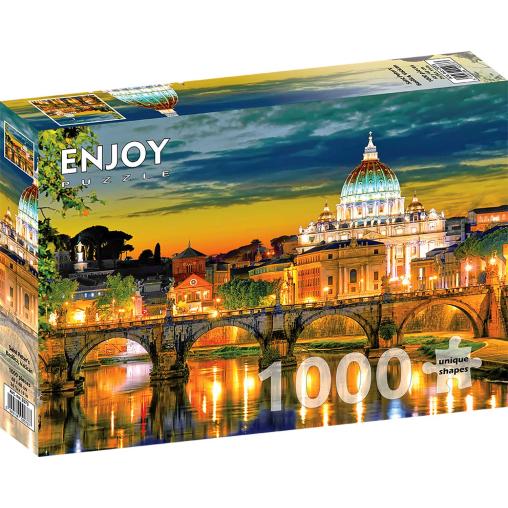 Puzzle Enjoy Basílica de San Pedro Vaticano de 1000 Piezas