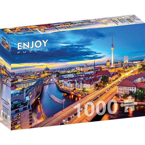 Puzzle Enjoy Berlín de Noche de 1000 Piezas