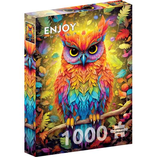 Puzzle Enjoy Búho Otoñal de 1000 Piezas