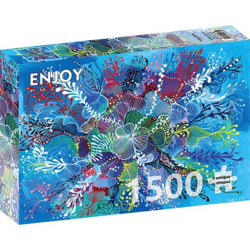 Puzzle Enjoy Azul del Océano de 1500 Piezas