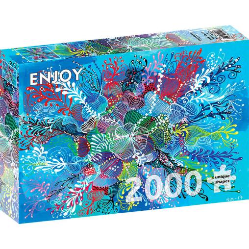 Puzzle Enjoy Azul del Océano de 2000 Piezas