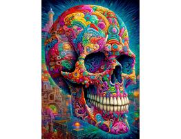 Puzzle Enjoy Calavera Peculiar de 1000 Piezas