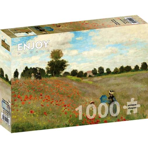 Puzzle Enjoy Campo de Amapolas de 1000 Piezas