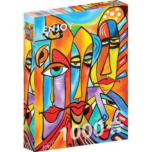 Puzzle Enjoy Caras Picudas de 1000 Piezas