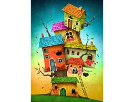 Puzzle Enjoy Casas de Cuento de Hadas de 1000 Piezas