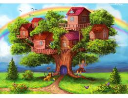 Puzzle Enjoy Casas del Árbol de 1000 Piezas