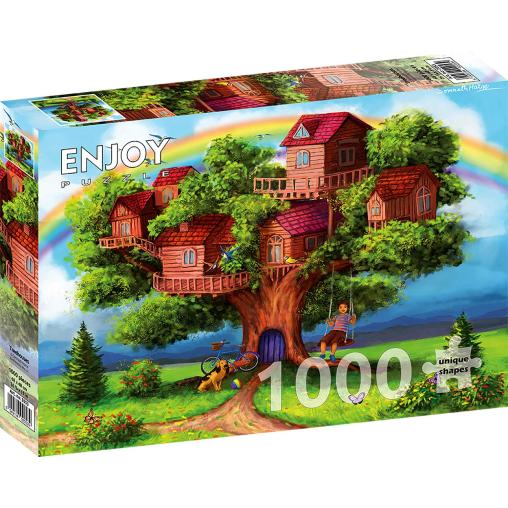 Puzzle Enjoy Casas del Árbol de 1000 Piezas