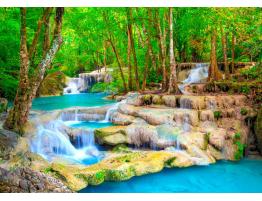 Puzzle Enjoy Cascada Turquesa Tailandia de 1000 Piezas