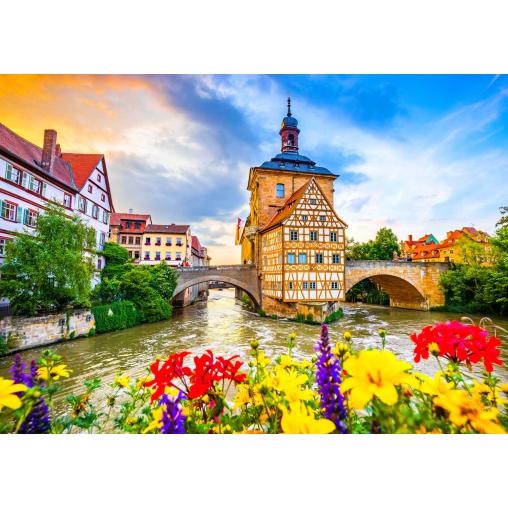 Puzzle Enjoy Casco Antiguo de Bamberg, Alemania de 1000 Piezas