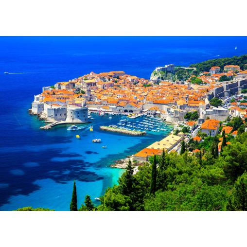 Puzzle Enjoy Casco Antiguo de Dubrovnik Croacia de 1000 Piezas