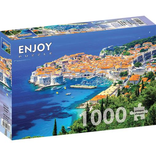 Puzzle Enjoy Casco Antiguo de Dubrovnik Croacia de 1000 Piezas