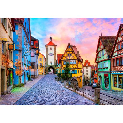 Puzzle Enjoy Casco Antiguo de Rotemburgo Alemania de 1000 Piezas