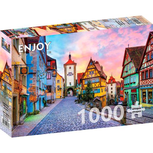 Puzzle Enjoy Casco Antiguo de Rotemburgo Alemania de 1000 Piezas