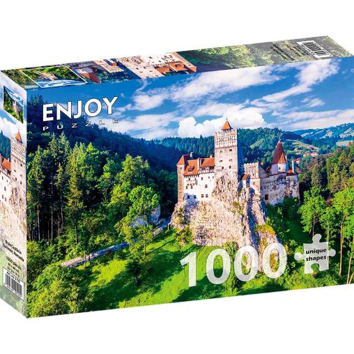 Puzzle Enjoy Castillo de Bran en Verano, Rumania de 1000 Piezas