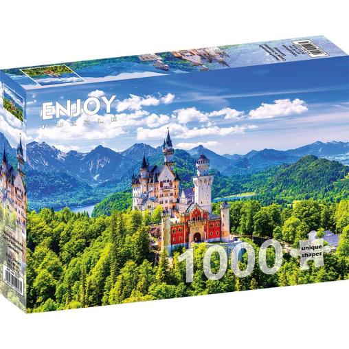 Puzzle Enjoy Castillo de Neuschwanstein en Verano de 1000 Pzs