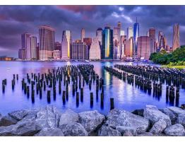 Puzzle Enjoy Cielo Nublado sobre Manhattan, Nueva York de 1000